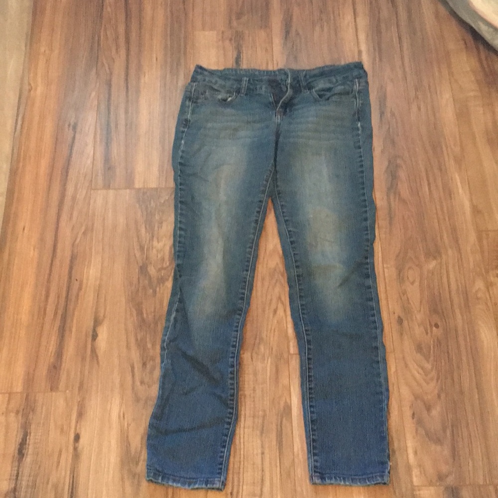 Faded skinny jeans!